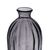 Vase Gris verre recyclé 12 x 12 x 29 cm