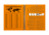 Oxford International A5+ Hardcover doppelspiralgebundenes Notebook, liniert 6 mm, 80 Blatt, orange, SCRIBZEE® kompatibel