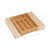 Relaxdays Besteckkasten, ausziehbar, Bambus Schubladeneinsatz hoch, 6,5x38x35,5 cm, Besteckeinsatz für Schubladen, natur