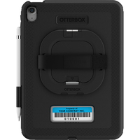OtterBox Defender Kickstand mit Handstrap Apple iPad 10.9" (10. Gen) - schwarz - ProPack (ohne Verpackung - nachhaltig) - Tablet Schutzhülle - rugged