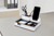 MONOLITH Desk Organizer DO 003 -17 weiss-schwarz 217x187x96mm