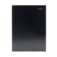 Desk Diary DPP A5 Black 2024 KFA51BK24