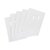 5 Star Office Binding Covers 250gsm Window A4 Gloss White [Pack 100]