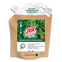 JEX PROFESSIONNEL Recharge concentrée à diluer 1l. Désinfecte,nettoie,parfume sols/surfaces. Forêt Landes