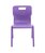 Titan One Piece Chair 380mm Purple (Pack of 10) KF78564