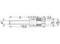 Steckerstift für Leiterplatten S1-C