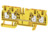 Durchgangsklemme, Push-in-Anschluss, 0,5-4,0 mm², 4-polig, 32 A, 8 kV, gelb, 205