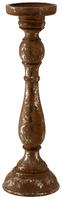 Kerzenleuchter Necla; 11.5x37 cm (ØxH); braun/gold