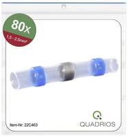 Quadrios 22C463 Ütközős összekötő Zsugorcsővel 1.5 mm² 2.5 mm² Teljesen szigetelt Kék 1 készlet