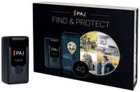 PAJ GPS EASY FINDER 4G GPS adatgyűjtő Személykövetés, Multifunkciós követés, Poggyász nyomkövetőrendszer Fekete