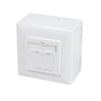 NP0039A socket-outlet RJ-45 Metallic, White