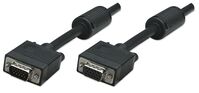 Vga Extension Cable (With , Ferrite Cores), 4.5M, Male To ,