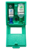 Augenspül-Wandbox mit 2 x 500 ml Augenspüllösung Plum (1 Stück) , Detailansicht