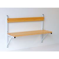Wall mounted bench