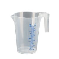 Transparent measuring cup