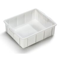 Plastic stacking container