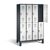 EVOLO cloakroom locker, double tier, with feet