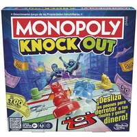 JUEGO MONOPOLY KNOCKOUT. DESLIZA LOS PEONES PARA DERROTAR A TUS RIVALES Y GANAR DINERO.