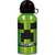 BOTELLA DE ALUMINIO MINECRAFT CREEPER GREEN 400 ML.