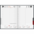 Buchkalender Roma 1 14,2x20cm 1 Tag/Seite Kunstleder schwarz 2024