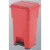 Abfallbehälter Hera mit Pedal 60l rot
