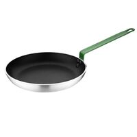 Vogue Frying Pan in Green - Aluminium with Teflon Coating & Handle - 280mm