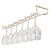 Beaumont Wine Glass Rack Made of Polished Brass - 36x155x610mm
