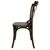 Bolero GG658 Dining Chair in Wood with Metal Cross Backrest - 890 x 495 x 550mm