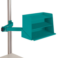 Sichtboxen-Regal-Halter-Element für CANTOLAB und ALU mit Einfachgelenk, BxTxH= 435 x 165 x 120 mm | ZBK8247.5021