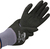 Hygostar Stretch-Strick-Handschuh ERGO FLEX 4/4 Nitril-PU-Beschichtung, schwarz, Größe L , 4/4 getaucht