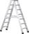 Stufenleiter Seventec B 2x7 Stufen Leiterlänge 1,66 m Arbeitshöhe 3,10 m