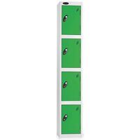 Probe coloured door lockers - four door - 1778 x 305 x 305mm