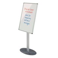 Sheild® Freestanding foyer whiteboard - 900 x 600mm