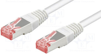 Goobay CAT 6 Patchkabel S/FTP (PiMF) Weiß 2 m