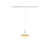 Leuchtenschirm LALU® PLATE 15 MIX&MATCH, H:1,5 cm, weiß/gold