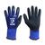 Pred Arctic 11 - Size 11 Blue/Black 13 Gauge Pred ARCTIC Sandy Palm Nitrile Double Dipped Waterproof Glove (Pair)