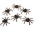 Set de 6 Arañas Brillantes de 6x7 cm T.Única