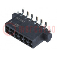 Connector: kabel-plaat; vrouwelijk; PIN: 6; 2,54mm; har-flexicon®