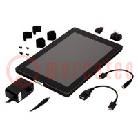 Ipari tablet; VIA dual core; 265x12x171mm; DDR3; OS: Android 4.2