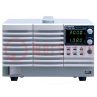 Power supply: programmable laboratory; Ch: 1; 0÷30VDC; 108A; 1080W