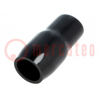 Protection; 70mm2; for ring tube terminals; 42mm; black