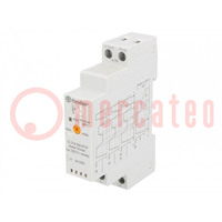 Relay: installation; with dimmer; NO; for DIN rail mounting; IP20