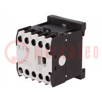 Contactor: 4-pole; NC x2 + NO x2; 24VDC; 6A; DILER; -25÷50°C