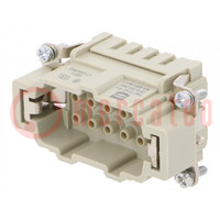 Connector: HDC; contact insert; male; Han Hv E®; PIN: 5(3+2); 16A