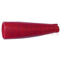 Isolator; 3kV; rood; PVC; 30mm