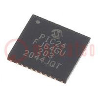 IC: PIC-Mikrocontroller; 64kB; 2÷3,6VDC; SMD; UQFN36; PIC24