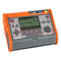 Meter: grounding resistance; LCD; 200mA; 0÷19.99kΩ; IP54; 25V,50V