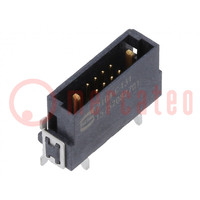 Connector: PCB to PCB; male; PIN: 10(2+8); har-flex® Hybrid