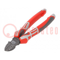 Pliers; side,cutting; 180mm; with side face