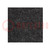 Upholstery cloth; Dim: 1500x700mm; Thk: 3mm; black melange